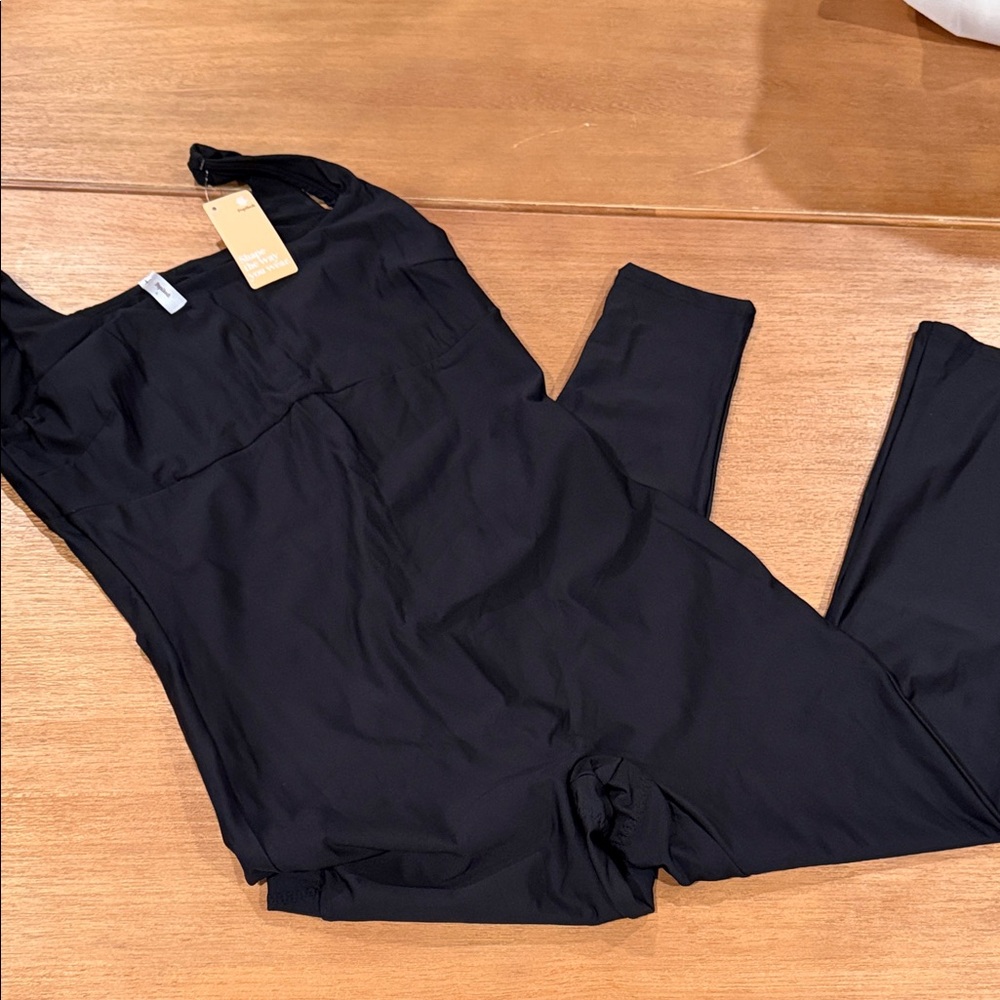 Sleek Black Women's Jumpsuit